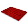 B1 Cases Rondes Feutrine Rouge